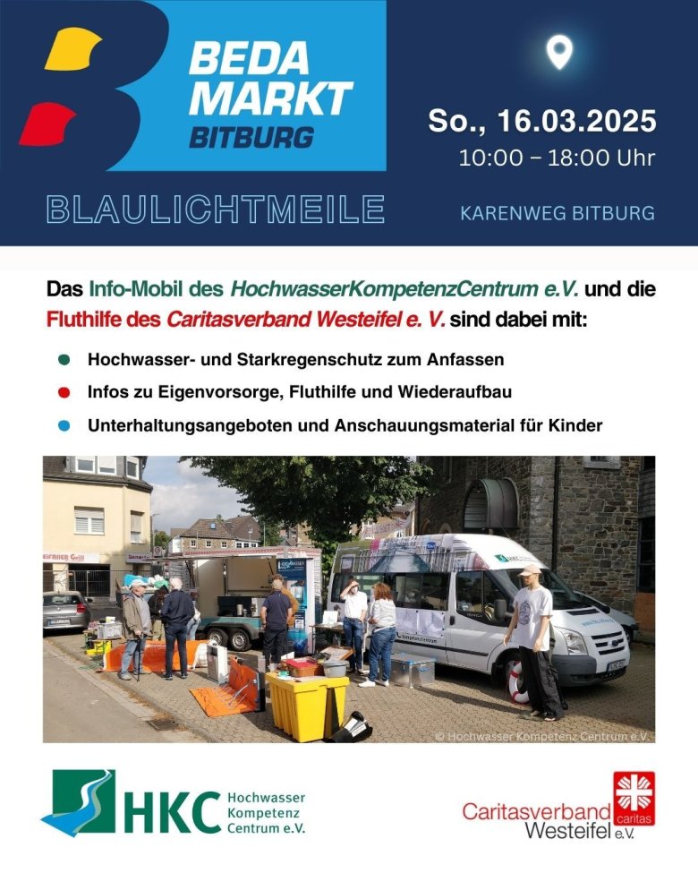 Bedamarkt Blaulichtmeile - Blaulichtmeile Beda-Markt 2025